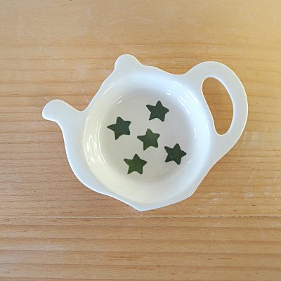 Green Twinkle Teabag Tidy