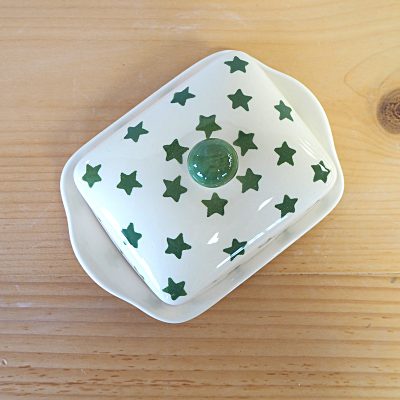 Green Twinkle Butter Dish - Image 2