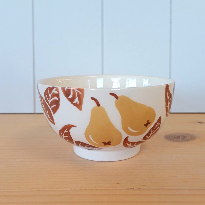 Ochre & Brown Pear Small Bowl