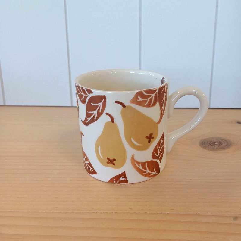 Ochre & Brown Pear Mug