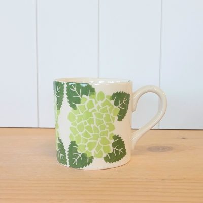 Green Hydrangea Large Mug