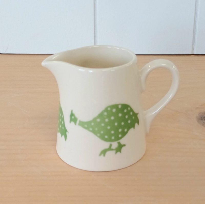 Green Guinea Fowl Mini Farmhouse Jug