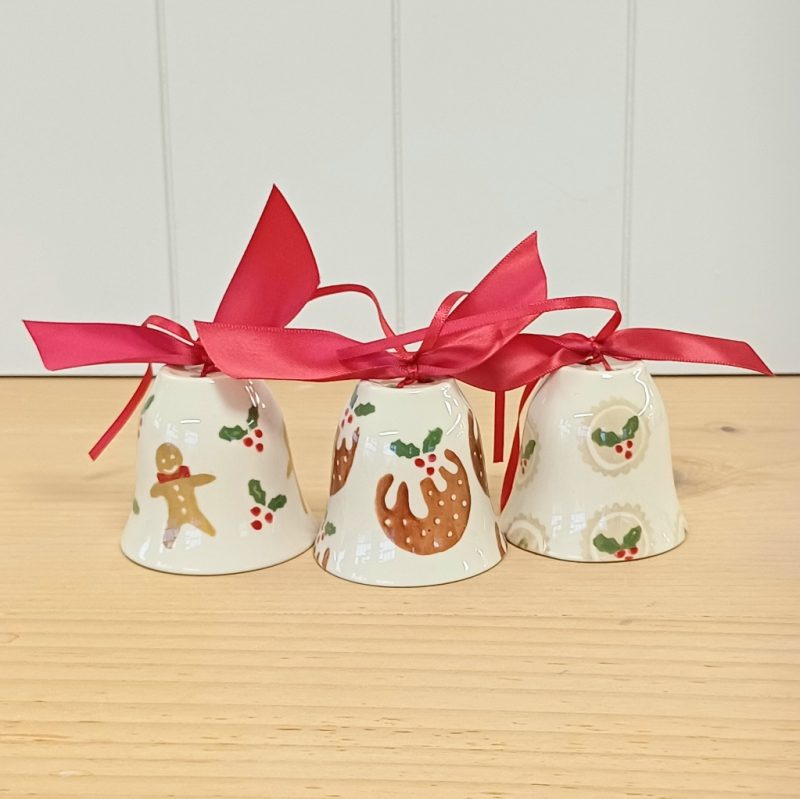 Pre order Candy Trio Christmas Bells Tree Decoration - Image 2